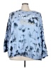 LIVI Tie-dye Blue Sweatshirt Size 22 Plus - photo 1