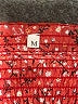 Unbranded 100% Polyester Red 3/4 Sleeve Blouse Size M - photo 7