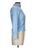 Moa Moa Blue Long Sleeve Blouse Size L - photo 4