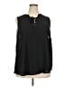 Torrid 100% Polyester Black Sleeveless Blouse Size 2X Plus (2) - photo 1