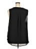 Torrid 100% Polyester Black Sleeveless Blouse Size 2X Plus (2) - photo 2