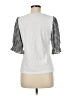CeCe Gray 3/4 Sleeve Top Size M - photo 2
