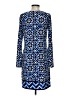 MICHAEL Michael Kors Print Blue Casual Dress Size S - photo 2