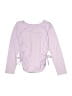 Arshiner Purple Long Sleeve Top Size 8 - photo 1