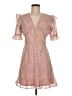 Assorted Brands 100% Polyester Paisley Pink Casual Dress Size 8 - photo 1