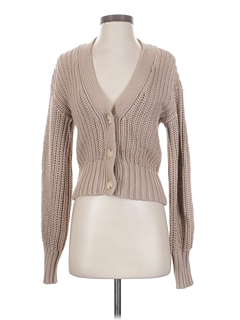 Pre-owned Pistola Cardigan Sweater In Tan