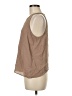 Lyss Loo Brown Sleeveless T-Shirt Size M - photo 5
