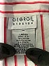 George Stripes Orange Long Sleeve Button-Down Shirt Size S - photo 7