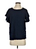 Unbranded 100% Polyester Blue Short Sleeve Top Size S - photo 1