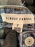 Almost Famous Blue Denim Shorts Size 7 - photo 3