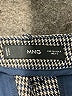 MNG Houndstooth Gray Dress Pants Size 6 - photo 7