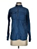 J.Crew Blue Long Sleeve Button-Down Shirt Size 0 - photo 1