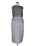 Mac Duggal 100% Polyester Tweed Gray Cocktail Dress Size 14 - photo 1