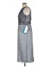 Mac Duggal 100% Polyester Tweed Gray Cocktail Dress Size 14 - photo 5