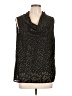 Donna Karan New York 100% Polyester Black Sleeveless Top Size L - photo 1