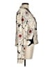 Noli Floral Ivory Long Sleeve Blouse Size M - photo 4