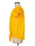 80 Park Yellow Short Sleeve Blouse Size M - photo 5