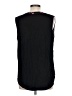 Papermoon 100% Polyester Floral Black Sleeveless Blouse Size L - photo 2