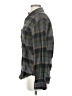 George 100% Cotton Plaid Gray Long Sleeve Button-Down Shirt Size S - photo 5