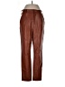 Shoedazzle 100% Polyurethane Brown Casual Pants Size L - photo 1