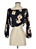 BB Dakota 100% Polyester Black 3/4 Sleeve Blouse Size S - photo 1