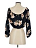 BB Dakota 100% Polyester Black 3/4 Sleeve Blouse Size S - photo 2