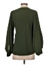 White Birch 100% Polyester Green Long Sleeve Blouse Size S - photo 2