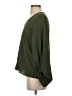 White Birch 100% Polyester Green Long Sleeve Blouse Size S - photo 5