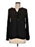 My Michelle 100% Polyester Black Long Sleeve Blouse Size M - photo 1