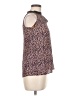 Massimo Dutti 100% Silk Purple Blouse Size 6 - photo 4