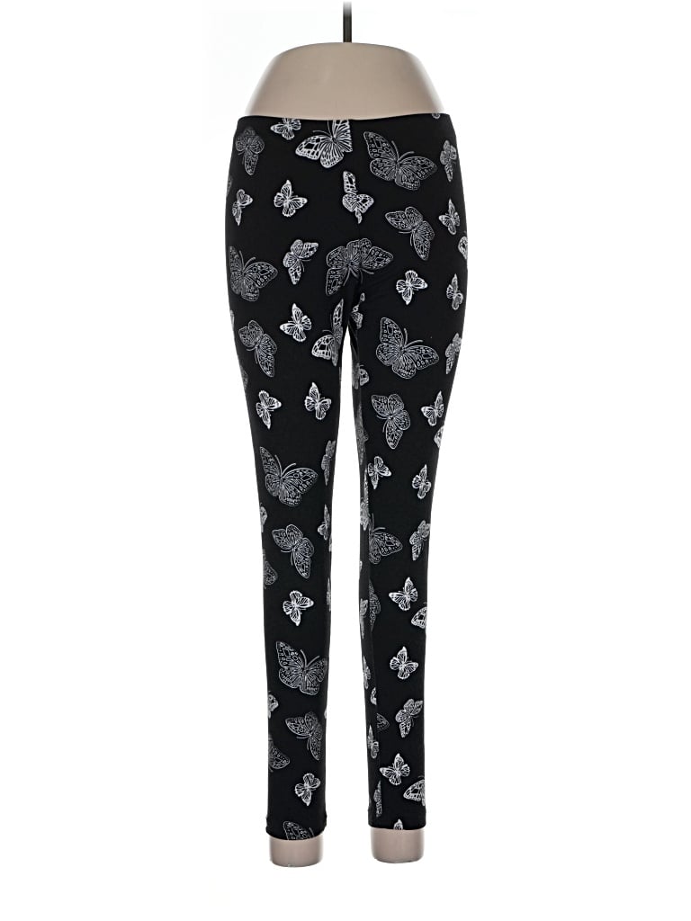 Pre-owned Joe Boxer Leggings In Black