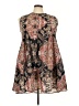 Ice Silk 100% Polyester Paisley Brown Casual Dress Size 3X - photo 1