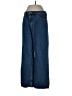 H&M 100% Cotton Chevron-herringbone Blue Jeans Size 10 - photo 1