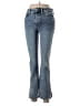 Paige 100% Viscose Hearts Blue Jeans Size 26 waist - photo 1