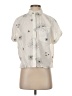 Levi's Graphic Floral Ivory Short Sleeve Blouse Size XS - photo 1
