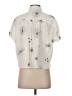 Levi's Graphic Floral Ivory Short Sleeve Blouse Size XS - photo 2