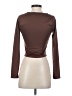 Gaze Brown Long Sleeve Top Size S - photo 2