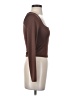 Gaze Brown Long Sleeve Top Size S - photo 4