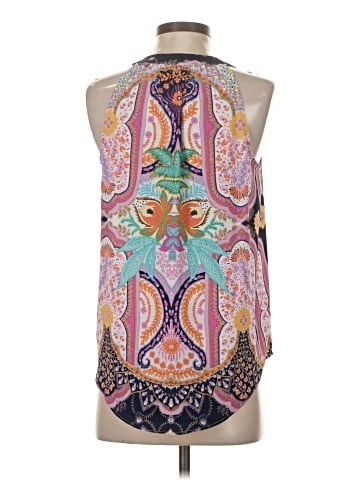 Rose + Olive Sleeveless Blouse (view 2)