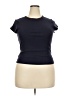 Free Assembly Blue Short Sleeve Turtleneck Size 3X - photo 1