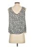 Chelsea28 100% Polyester Silver Sleeveless Blouse Size XS - photo 2