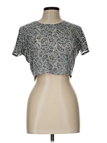 BCBGMAXAZRIA Short Sleeve Top (view 1)