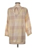 Everlane 100% Cotton Tan 3/4 Sleeve Blouse Size 2 - photo 2