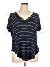 Alya Black Short Sleeve Top Size XL - photo 1