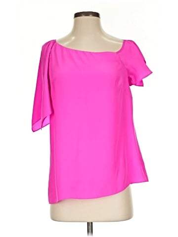 Alice & Trixie Short Sleeve Silk Top (view 1)