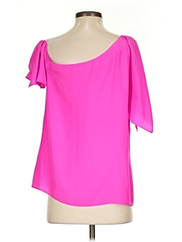 Alice & Trixie Short Sleeve Silk Top (view 2)