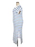 Unbranded 100% Polyester Stripes Blue Casual Dress Size XXL - photo 5