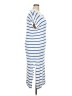 Unbranded 100% Polyester Stripes Blue Casual Dress Size XXL - photo 4