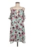 Assorted Brands 100% Polyester Floral Teal Casual Dress Size M - photo 1