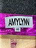 AMYLYNN Metallic Purple Casual Pants Size XS - photo 7
